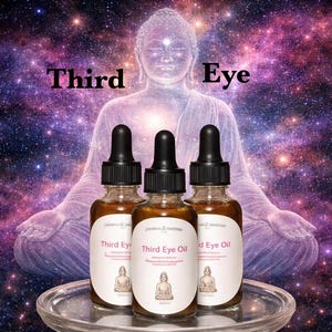 Third Eye Empath Oil | Amethyst | Psychic Protection | Intuition Oil | Psychic Power | Third Eye Chakra | Divination Tool