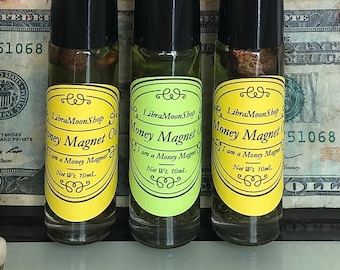 Money Drawing Oil Roller Bottle | Fast Luck | Wealth & Abundance Ritual Oil Gamblers Luck | Prosperity  | Crown of Success Good Fortune