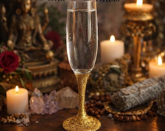 Ritual Altar Glass Beauty Altar | Offering Glass | Witch Chalice  | Deity Altar Glass  | Glamour Magic | Decorative Wine Glass