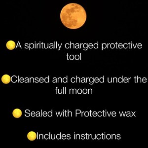 Protection Spell Jar for Evil Eye | Stop Gossip and Jealousy | Witchcraft Altar Decor | Spiritual Gift | Handcrafted Bestseller Conjure Jar image 2