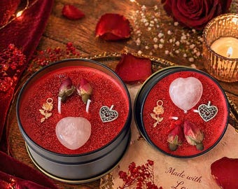 AMNESIA World 缶ミラー トーマ ROMANTICA 6個 Ven a Mi Red Love Prayer Candle | Attraction & Reconciliation