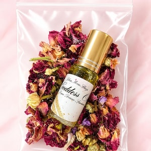 Goddess Beauty Oil Roller Bottle For Confidence and Attraction | Feminine Energy Ritual Oil | Glow Up, Self Love, Allure, Enchantment Oil image 4