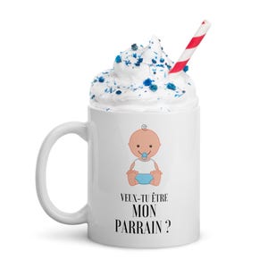 Will You Be My Godfather Mug? – Original and Cute Godfather Announcement – Godfather Request Gift, Pregnancy Idea, Godfather Mug to Offer