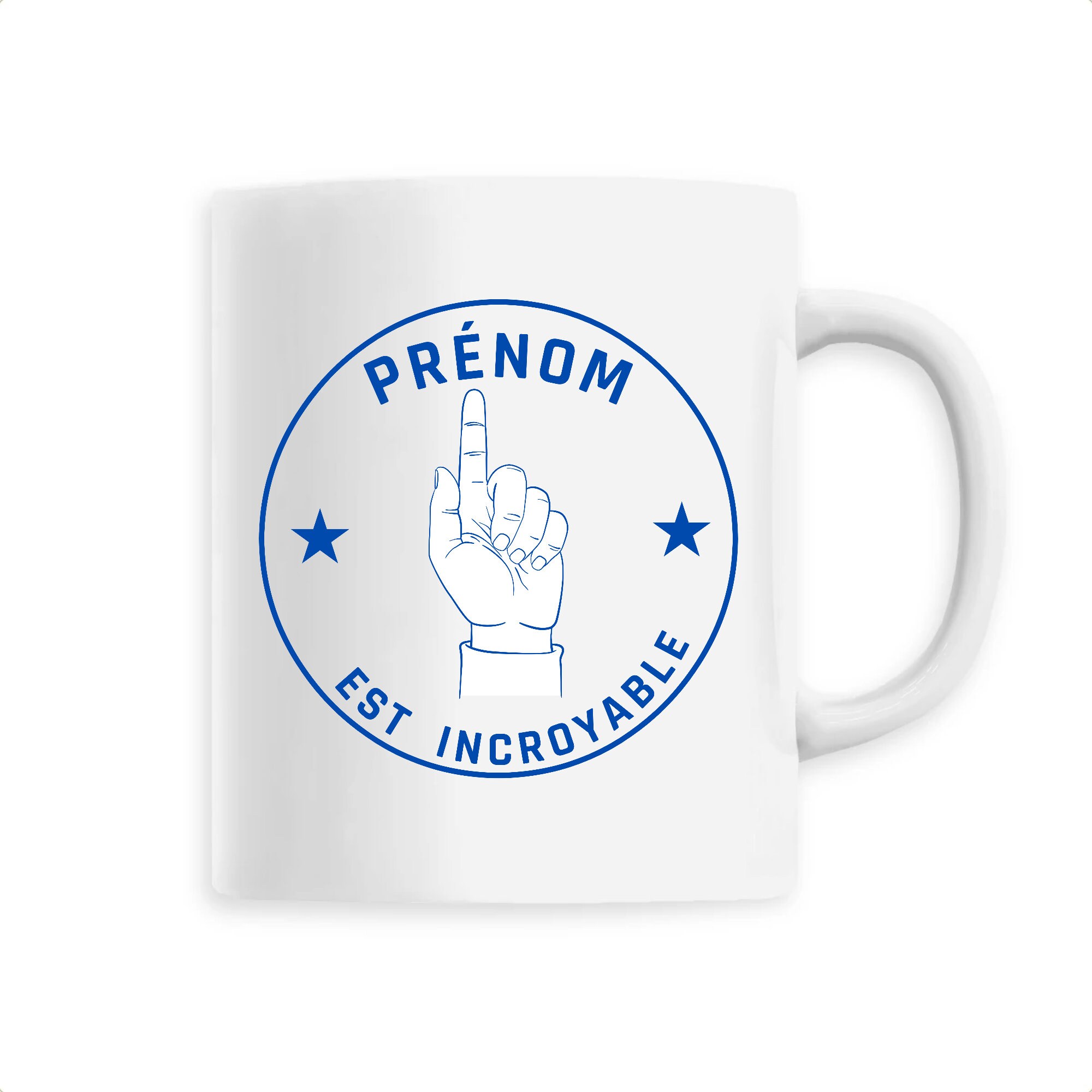 Mug Personnalisable - Cadeau Prénom Est Incroyable Mug Collègue Personnalisable