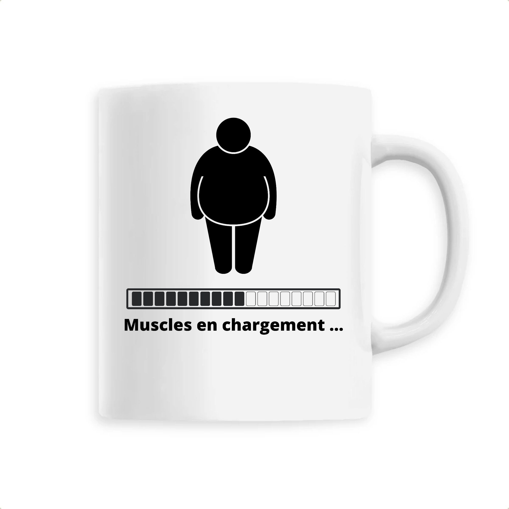 Mug Muscu - Tasse Muscles en Chargement Cadeau Sportif Insolite