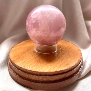 Rose Quartz Sphere | Crystal Ball | High Quality Rose Quartz | Heart Chakra | Polished Rose Quartz | Unconditional Love