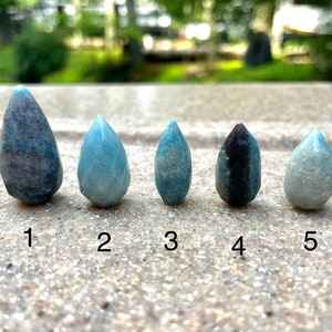 Mini Faceted Trolleite Twists | Crystal Carving | Trolleite Crystal | Throat Chakra | Third Eye Chakra | Rare Crystal | Crystal Carving