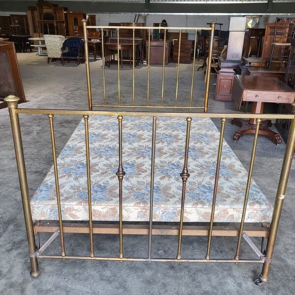 Antique Metal Bed Frame Etsy UK