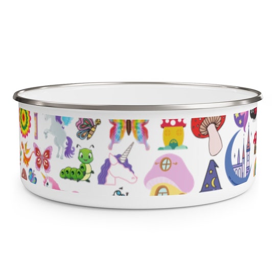 Disover STORYBOOK MYTHICAL MAGICAL Princess Enamel Bowl