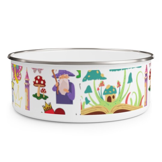 Disover STORYBOOK MYTHICAL MAGICAL Princess Enamel Bowl