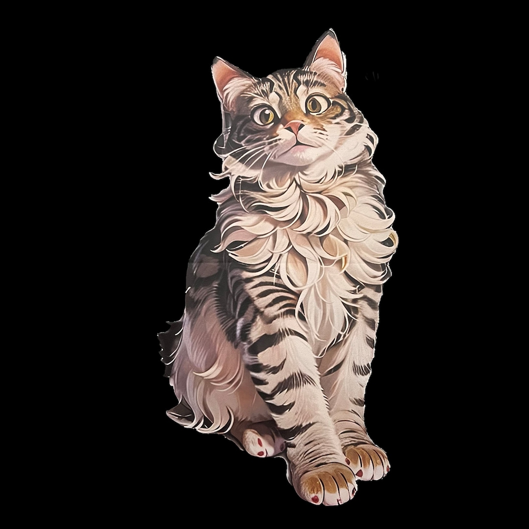Iron on Vinyl Cat , Cute Cat Vinyl Design , Heat Transfer Cat ,iron on ...