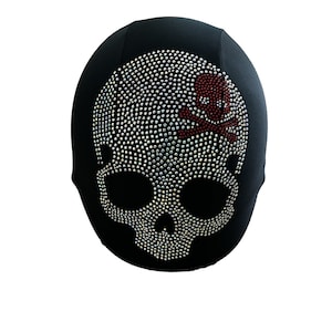 Ab Skull crystal helmet Cover , Riding helmet cover , crystal helmet , kids helmet , ladies helmet , helmet covers, stylish helmet covers
