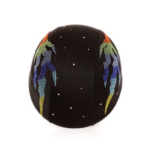 Colorful thunder helmet cover , helmet cover, Stylish  helmets , crystal helmet , ladies helmet ,women helmet cover ,girls helmet