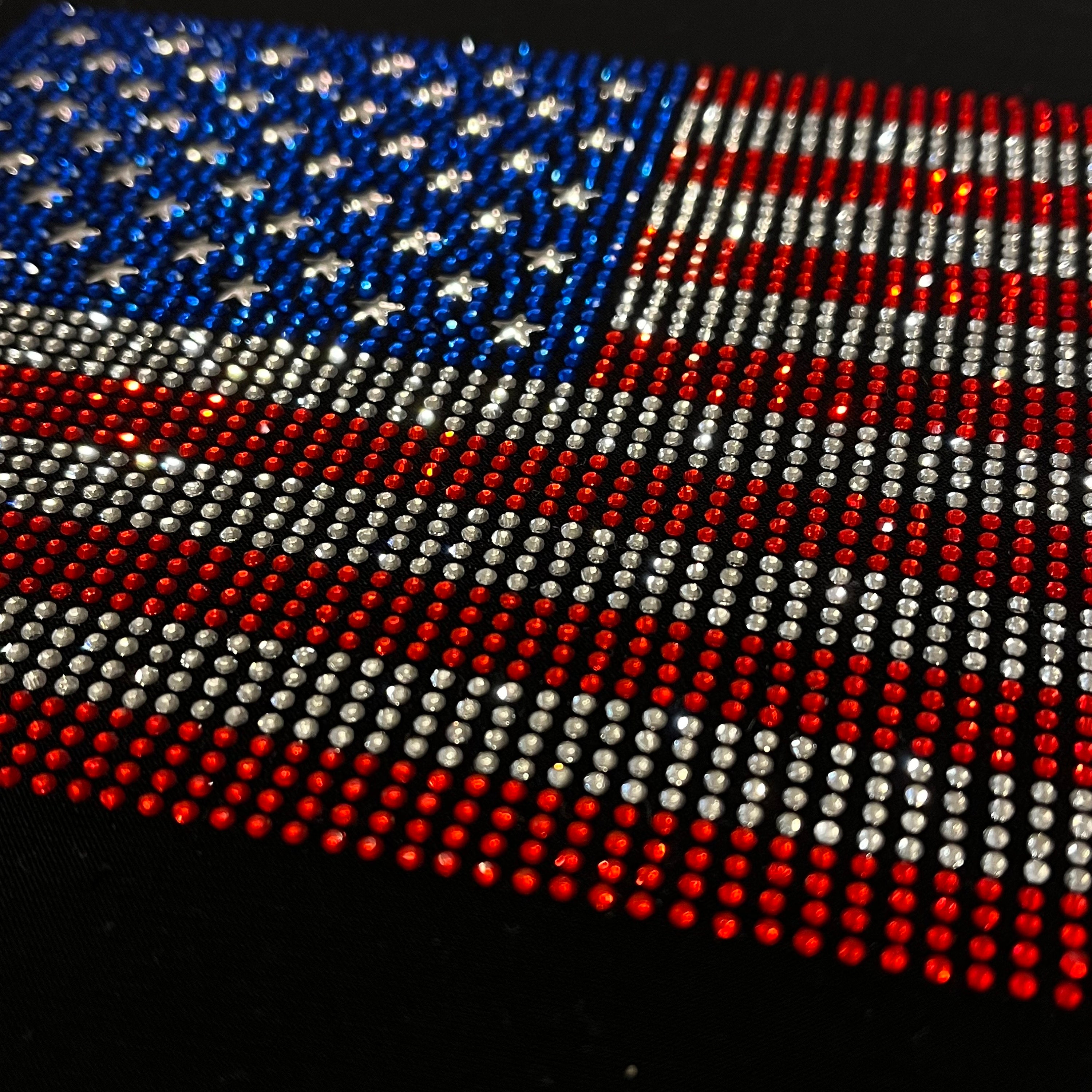 American Flag Rhinestone Iron on Transfer (6 X 8 Inches) - Etsy