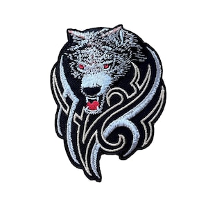 Cool Tiger embroidery Iron on transfer patch , heat transfer tiger embroidery applique motif patch , adhesive patches, decorative patterns