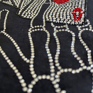 Skeleton Rhinestones Skeleton Rhinestones Hand , Heat Transfer Rhinestone Sheet , Rhinestone ...