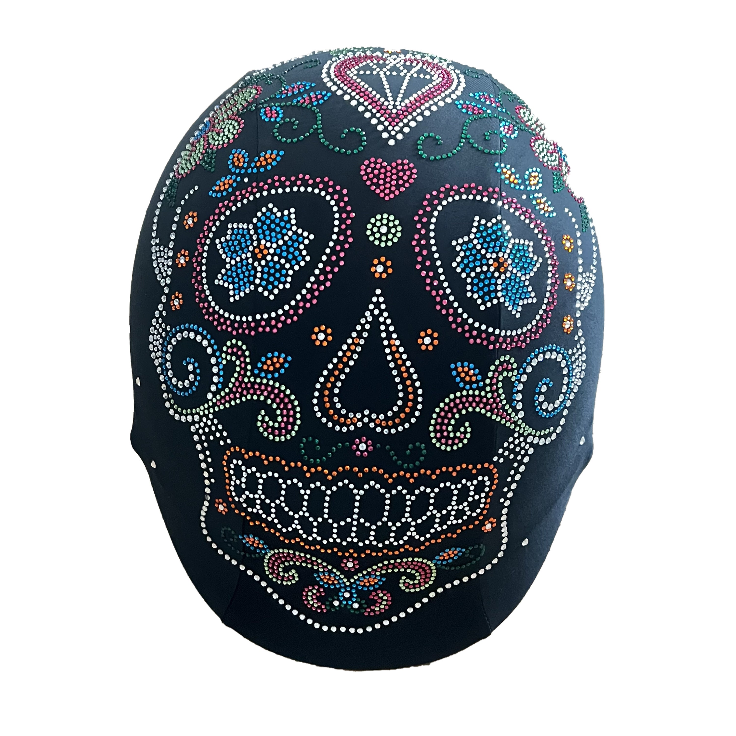 dia de los muertos motorcycle helmet Art Dia De Los Muertos Motorcycle Helmet Sugar Skull Helmet Cover, Skull  Helmets Helmet Cover Crystal