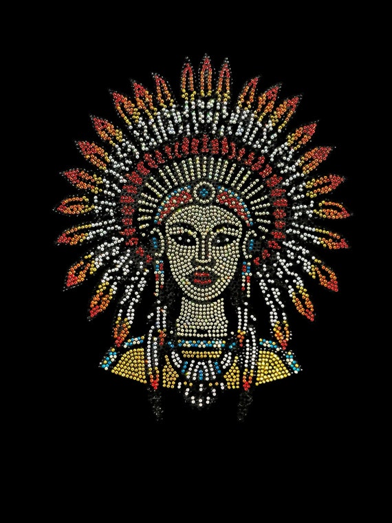 Indians Iron Patches For Clothing T-shirt Thermal Ironing Stickers