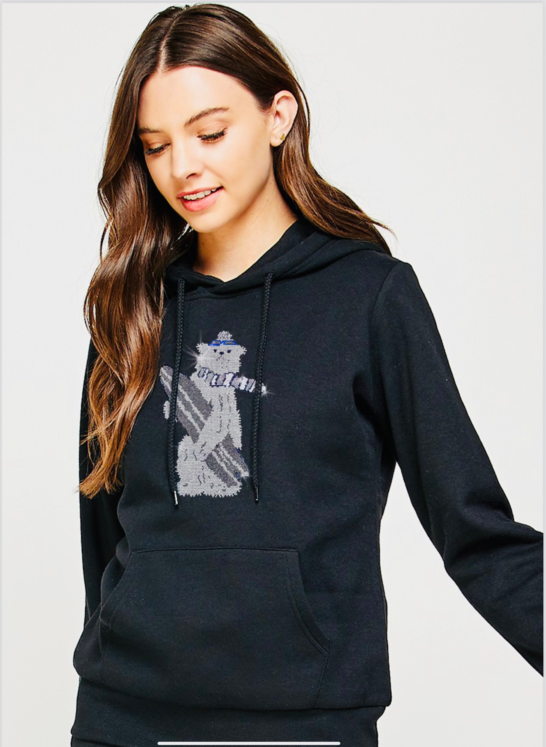 Graphic Design Hoodies Rhinestone Design Hoodies Sparkly Graphic Design Hoodies Rhinestone Design Hoodies Sparkly