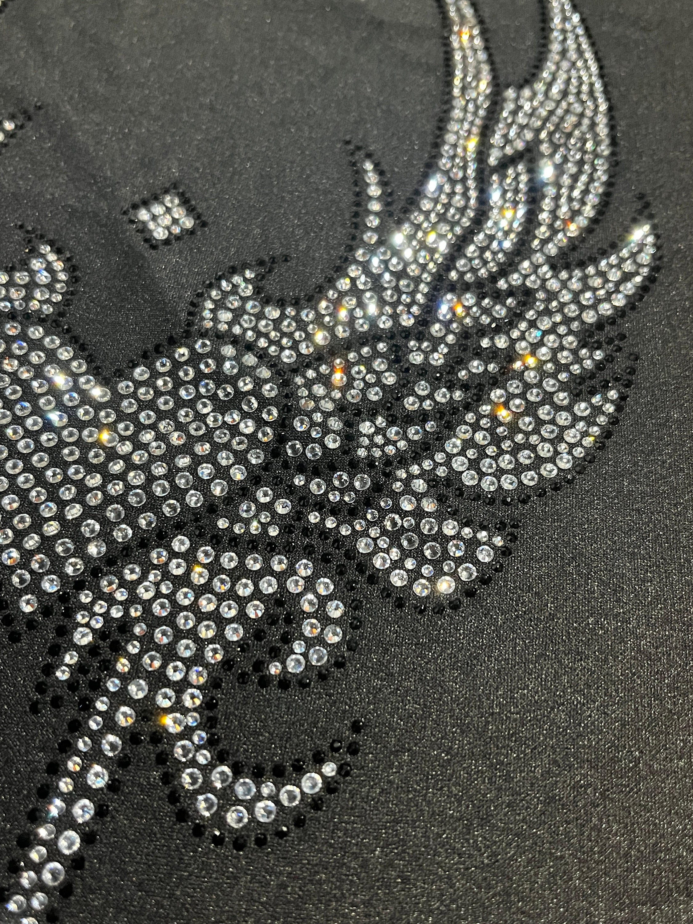 Steelers Heart Rhinestones/Embroidery - Jordan Concepts LLC