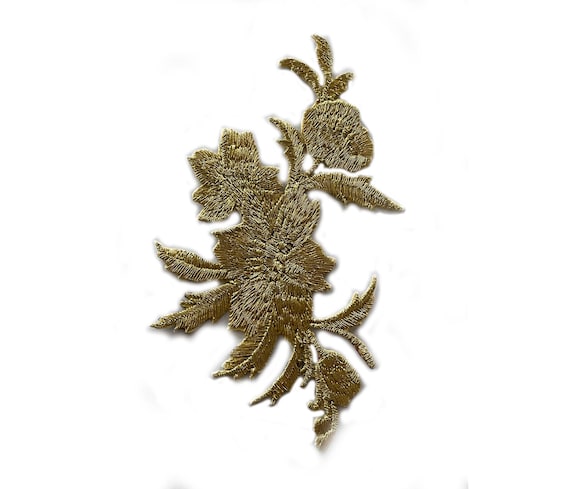 NBEADS 8 stuks 4 stijlen borduurwerk kant bloem patches, opstrijkbare