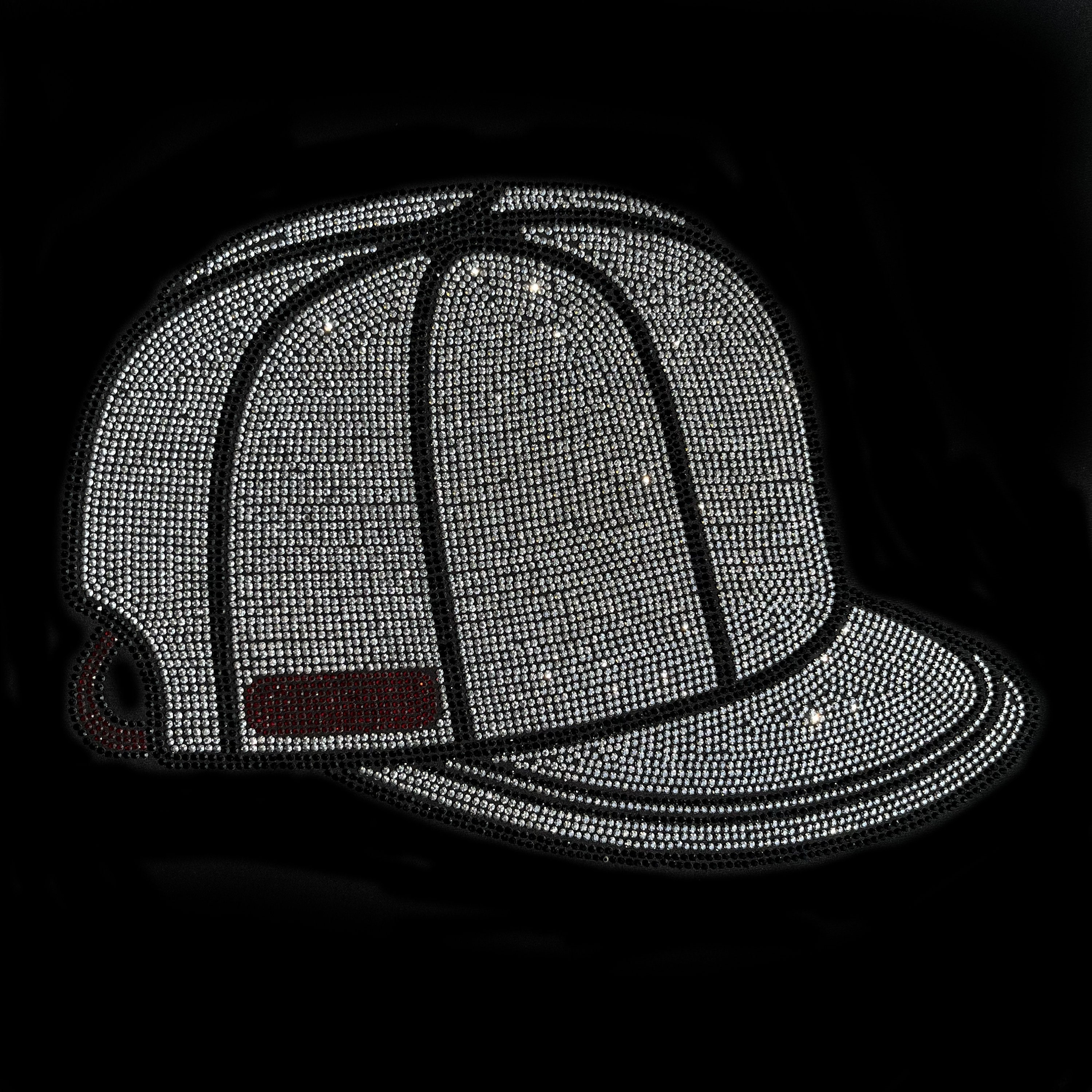 Rhinestone Hat Iron on Designs Custom Outfit Motif (11x8) Hot Fix ...