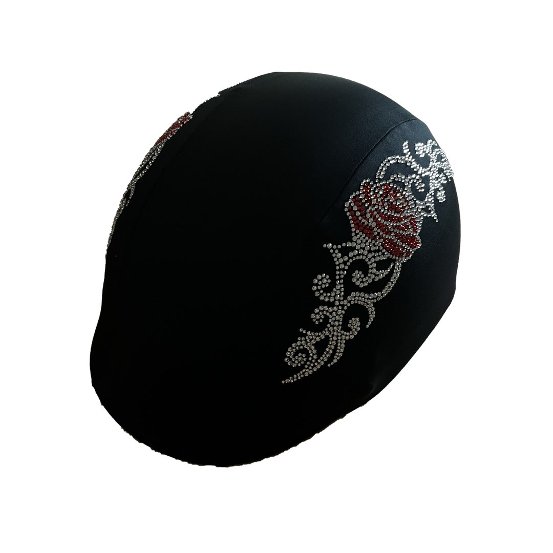 Sparkle Rose Helmet Cover , Helmet Cover , Bedazzled Helmet Covers ...