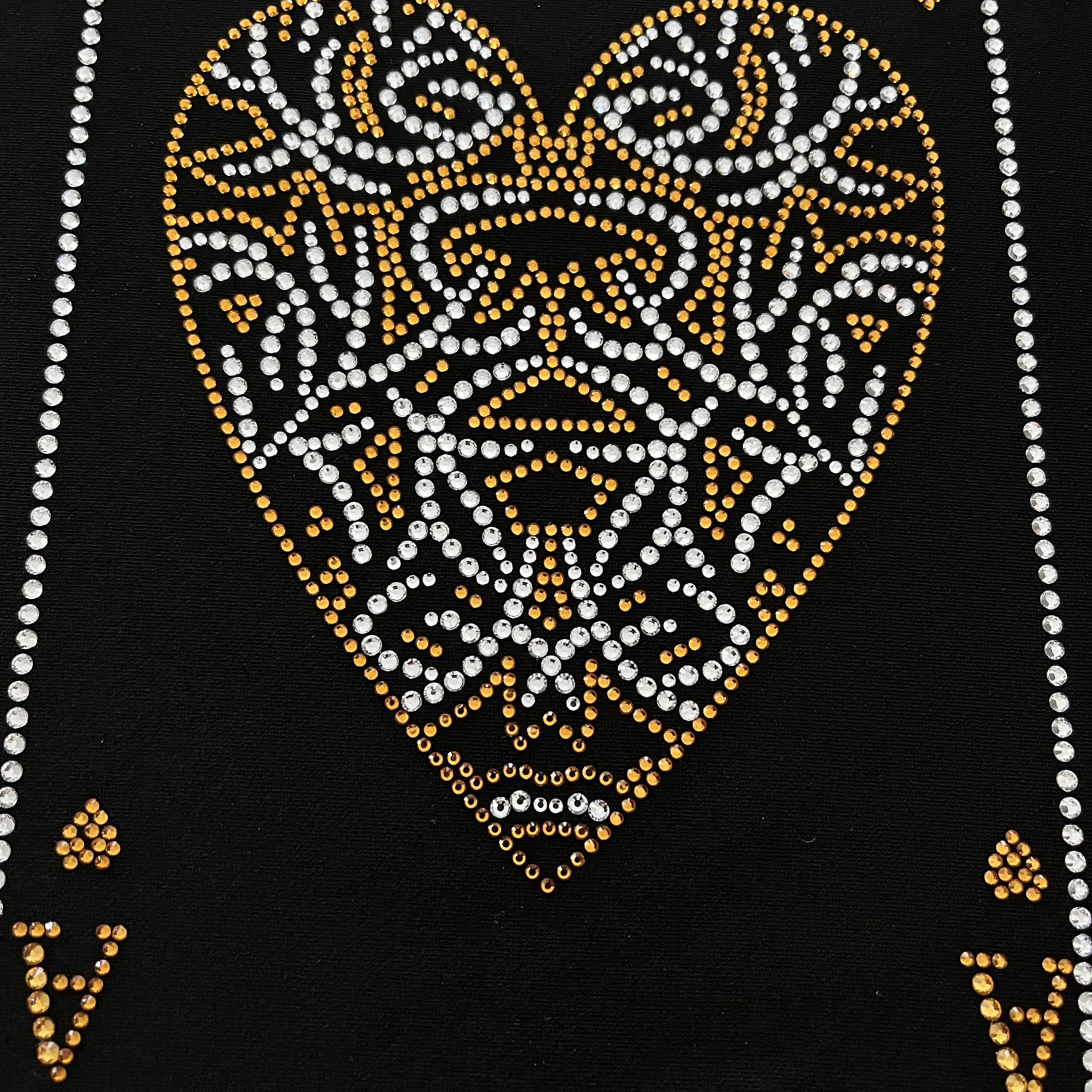 Playing Cards Rhinestone Poker Card Design , Iron on Poker Card Rhinestone Patch, Hot Fix Poker ...