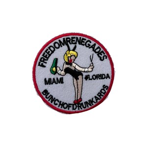 Freedom Renegades Sew-On Patch: Miami Florida Applique