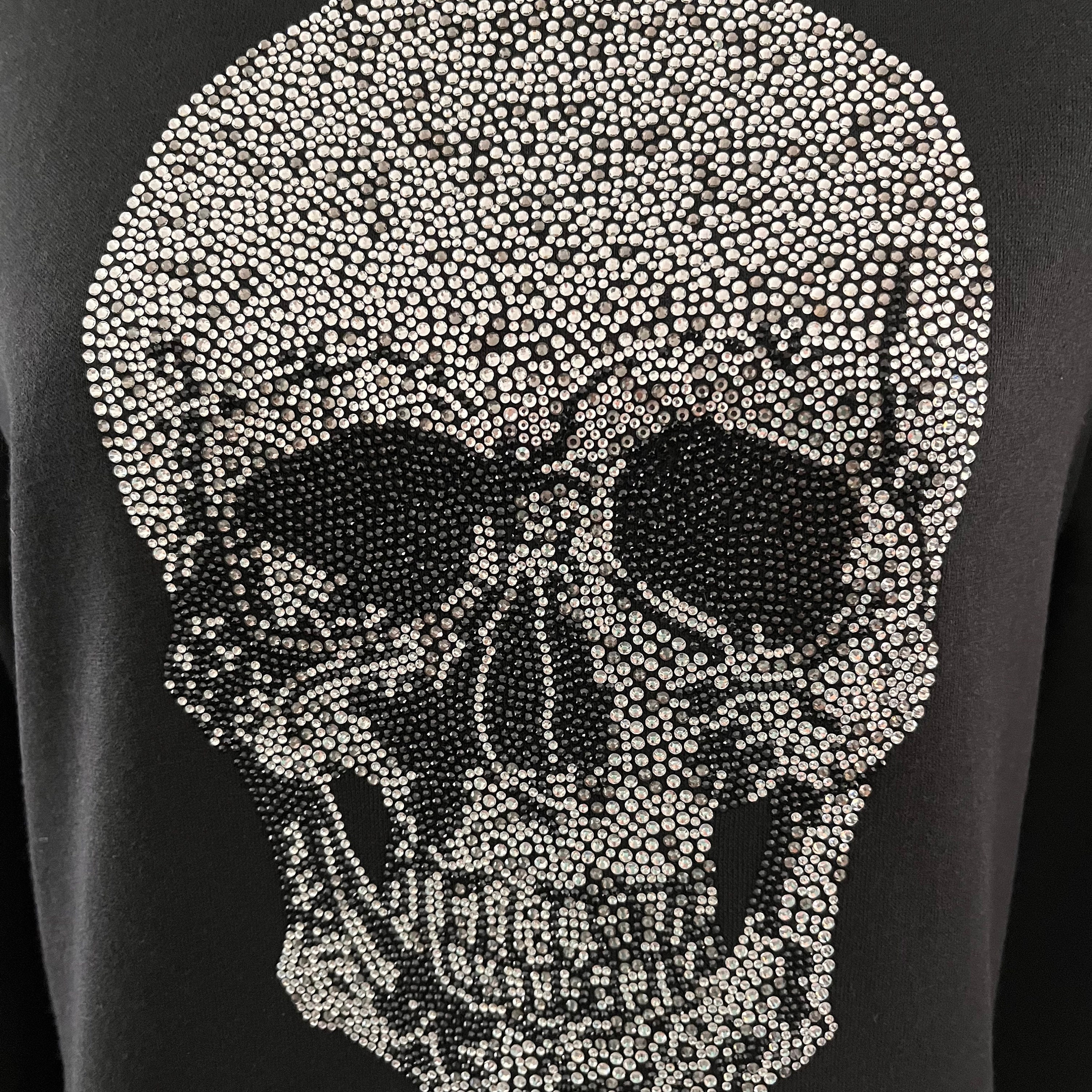Diamond skull hoodie hotsell