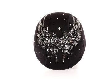 Rhinestone helmet cover , super shiny helmet cover , half helmet covers , bling bling helmet cover , custom helmet cover