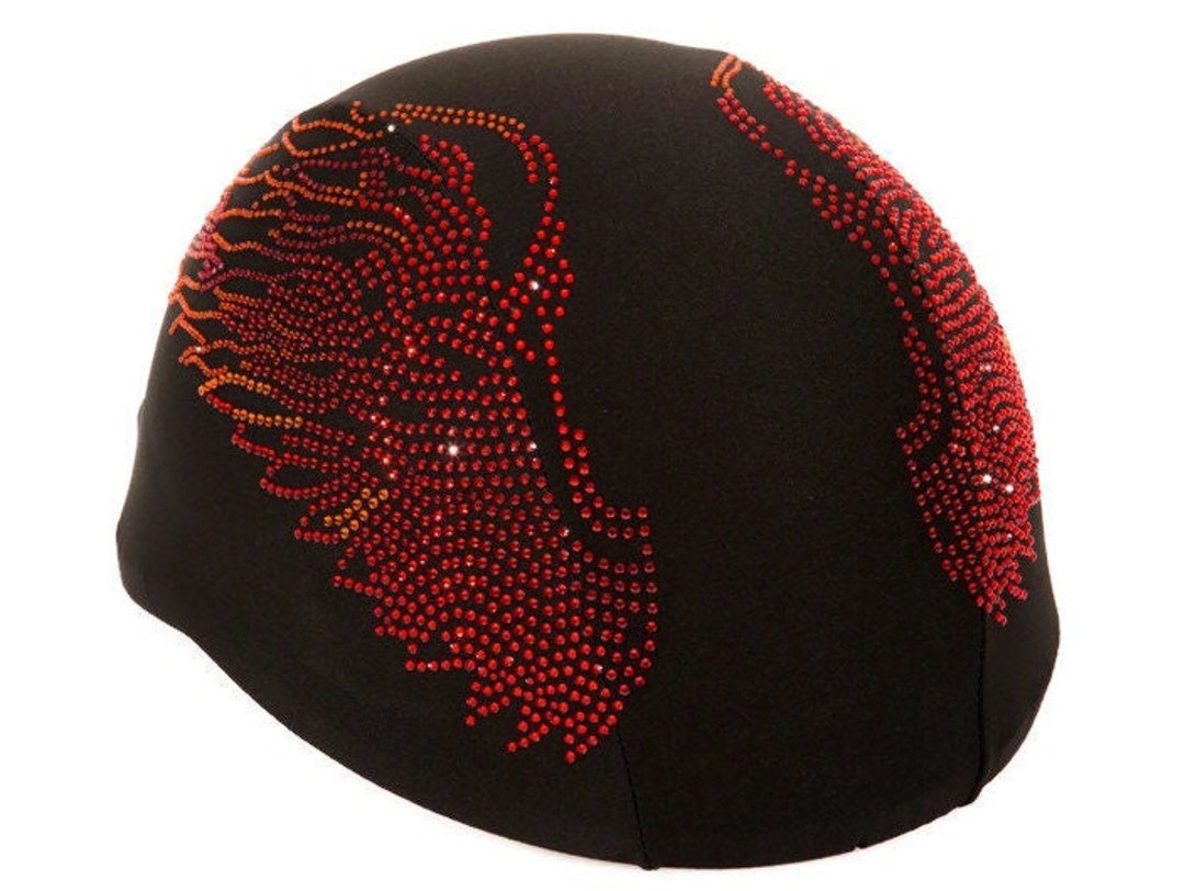 Bedazzled Helmet Cover for Riders, Rhinestone Helmet Cover, Helmet Skin ...