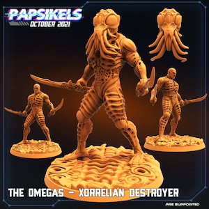 The Omegas Xorrelian Destroyers by Papsikels Miniatures