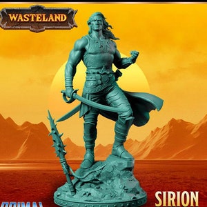 Sirion Solares from Wasteland by Primal Collectibles Miniatures Heroquest RPG