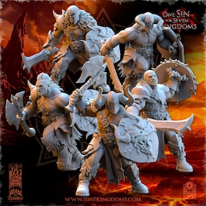 Barbarian Despoiler Warriors  by Beholder Miniatures