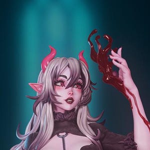 Mina The Bloodmage Pin Up Ronin Arts Workshop
