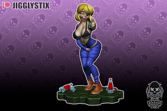 vault girls  Vault Girl Statue Model Kit by Jigglystix Pin Up Factory - Etsy 日本