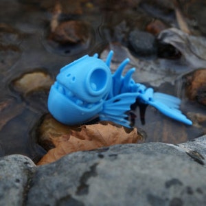 Bone Fish Articulated Toy by Flexi Factory