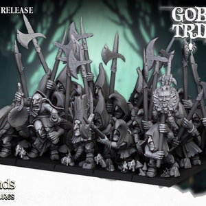 Swamp Goblins with Pikes Unit by Highland Miniatures