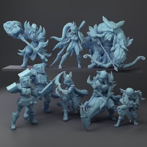 Monster Hunters by Twin Goddess Miniatures