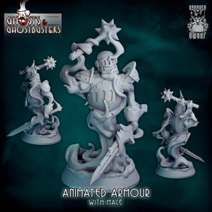 Animated Armor from &quot;Ghost & Ghost Hunters&quot; by Drunken Dwarf Miniatures