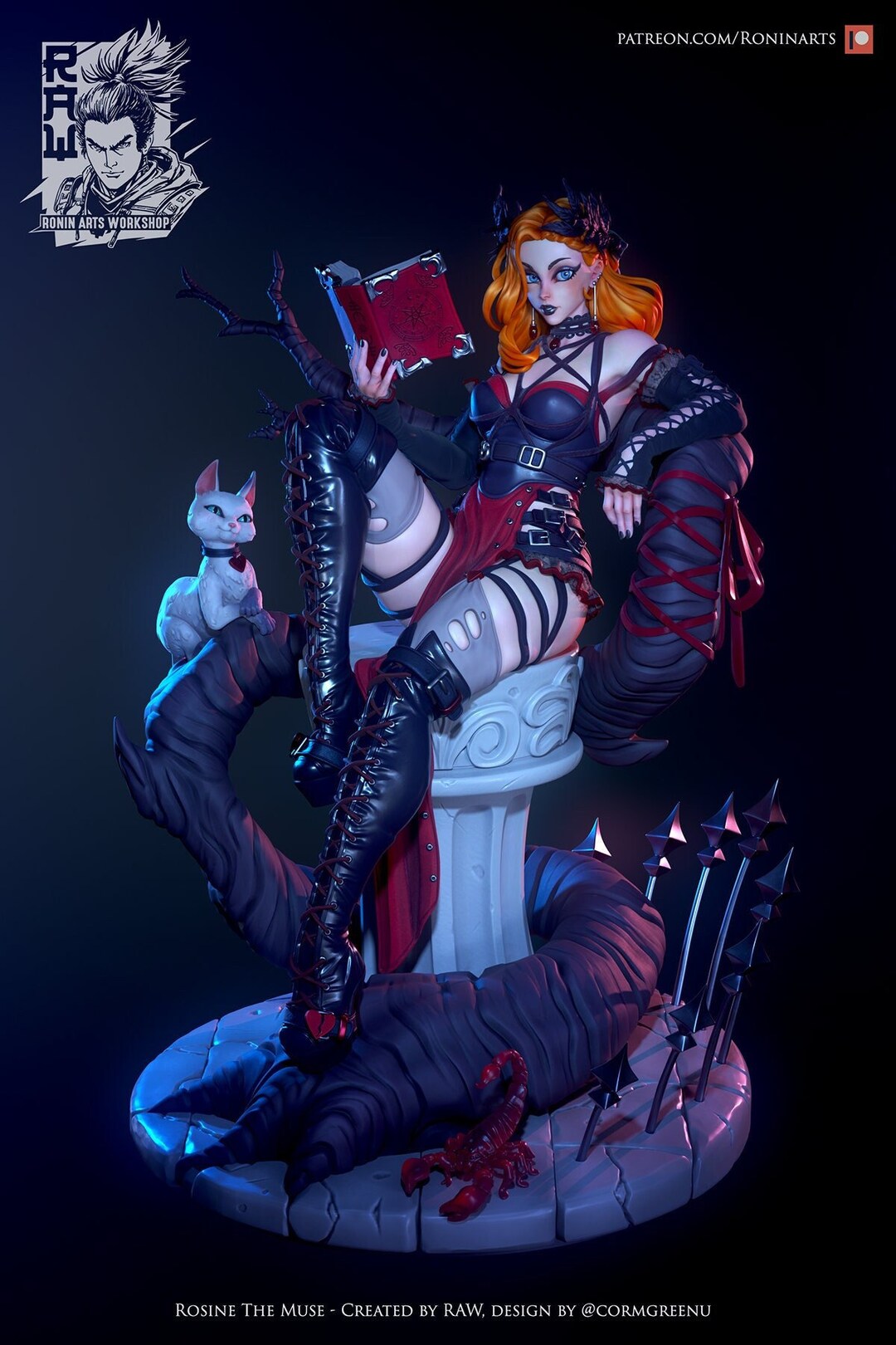Rosine The Muse Pin Up Statue Model Kit By Ronin Arts Workshop Etsy rosine-the-muse-pin-up-statue-model-kit-by-ronin-arts-workshop-etsy