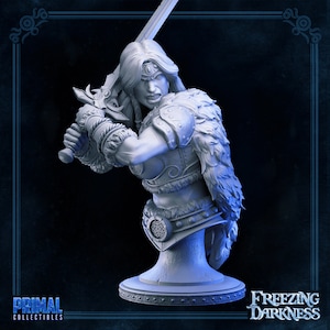 Valkyrie Barbarian by Primal Collectibles Miniatures Heroquest RPG