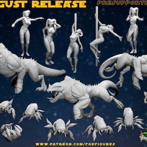 Alien Dancers & Creatures  by Foe Figures Miniatures