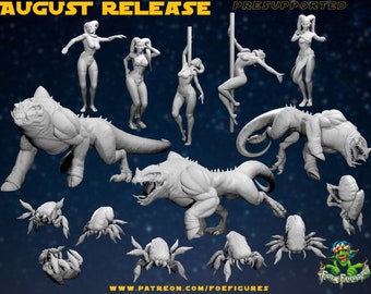 Alien Dancers & Creatures  by Foe Figures Miniatures