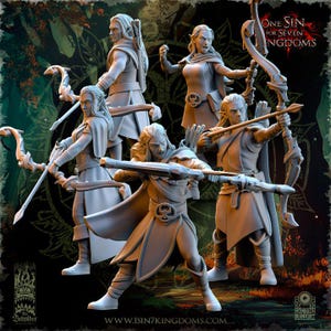 Evergreen Elves Rangers by Beholder Miniatures