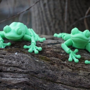 Frog Articulated Toy by Flexi Factory