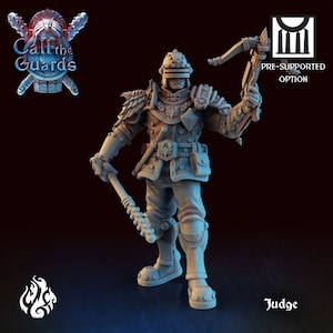Judge from &quot;Call the Guards&quot; by Crippled God Foundry Miniatures Dredd Frostgrave RPG