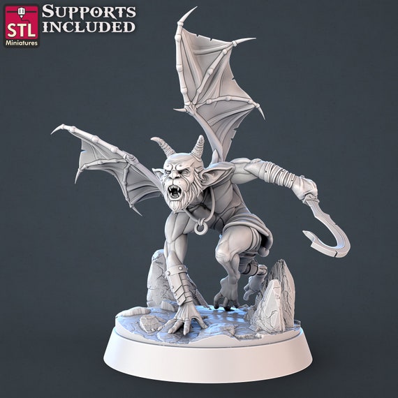 Demon Set by STL Miniatures - Etsy