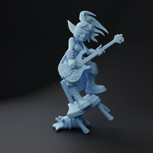 Knox Goblin Bard from Tavern Rock Band by Twin Goddess Miniatures
